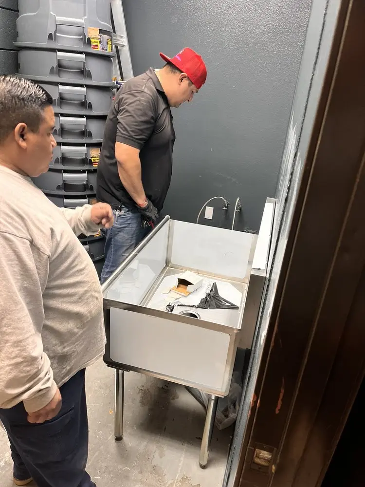 Commercial plumbing and sink installation in Macclenny